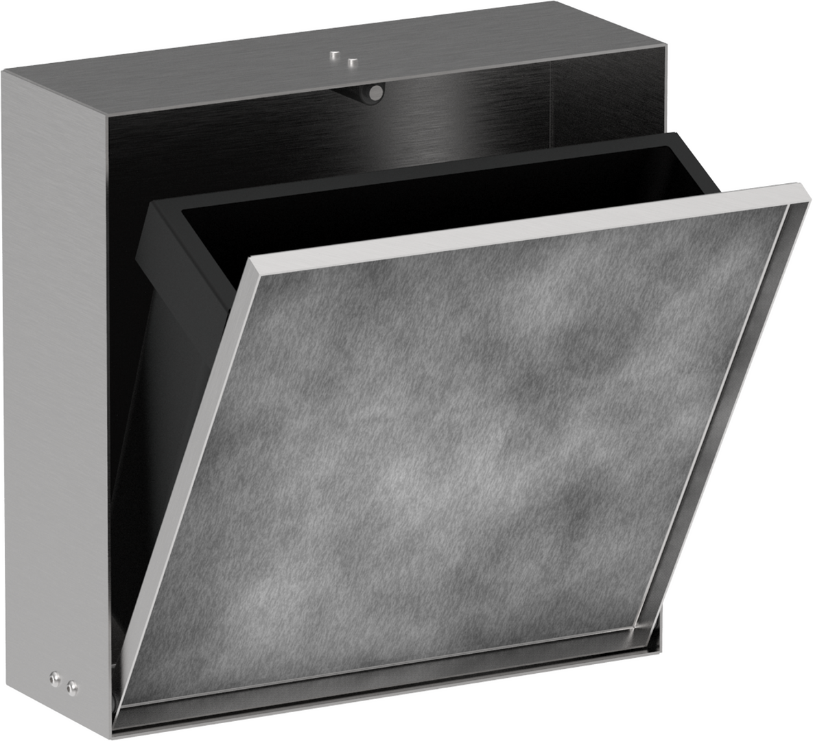 hansgrohe Accessories XtraStoris Rock, Recessed waste bin with