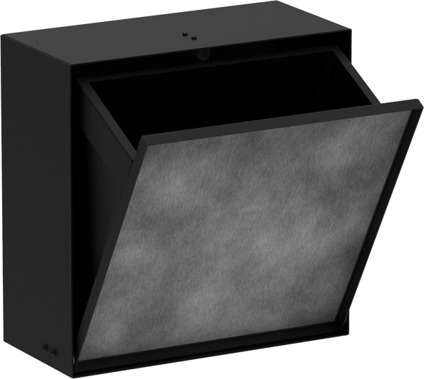 Poubelle encastrée avec porte carrelée 300/300/140