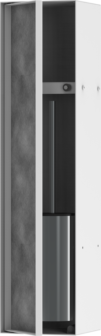 Väggnisch med toalettborste