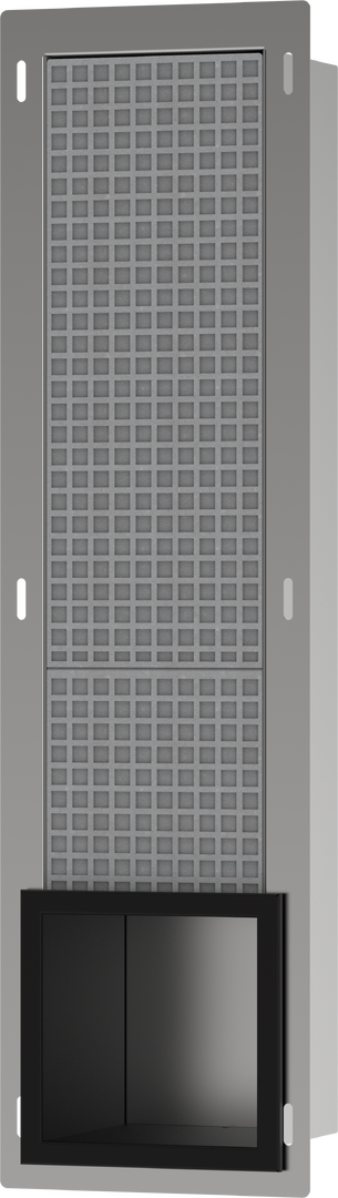 Veggnisje for toalettpapir med plass til 6 ruller