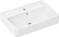 Wash basin Compact 550/370 with tap hole and overflow