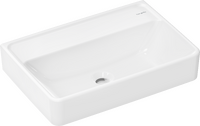 Wash basin Compact 550/370 without tap hole and overflow