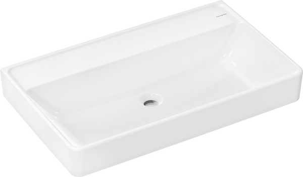 Wash basin 800/480 without tap hole and overflow, SmartClean