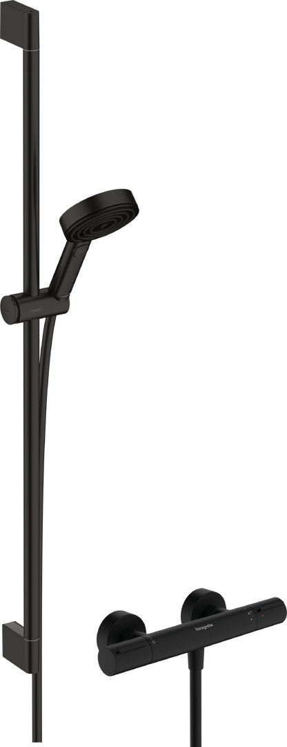 Sistema doccia esterno 105 3jet Relax EcoSmart con Ecostat Element e asta doccia 90 cm