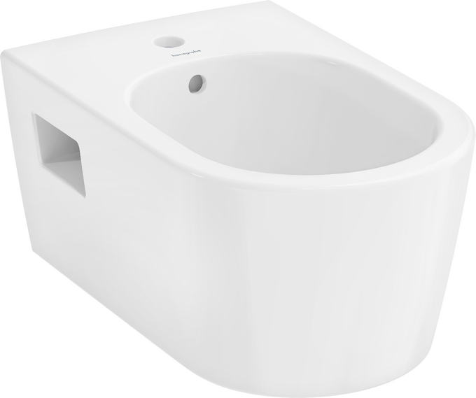 Wall hung Bidet  540 with tap hole and overflow