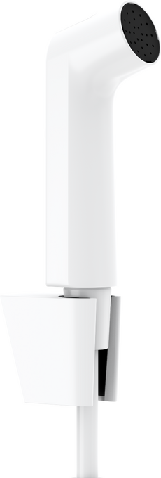 Bidette hand shower 1jet S EcoSmart with Porter S shower holder and shower hose 125 cm