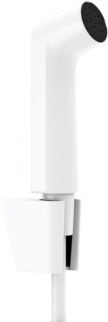 Bidette hand shower 1jet S EcoSmart with Porter S shower holder and shower hose 125 cm