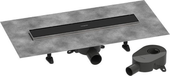 hansgrohe RainDrain Go Complete set shower drain 800 tileable rear