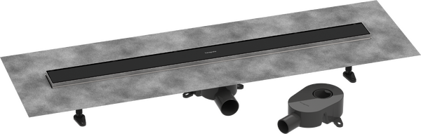 Kit complet pour installation caniveau de douche à carreler 900 hauteur faible/standard