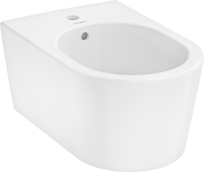 Wall hung Bidet  540 with tap hole and overflow