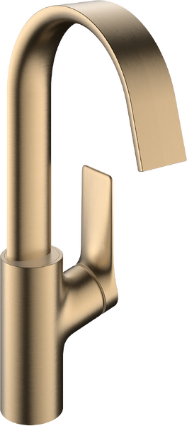 Single lever basin mixer 210 with swivel spout without waste set Brushed Bronze