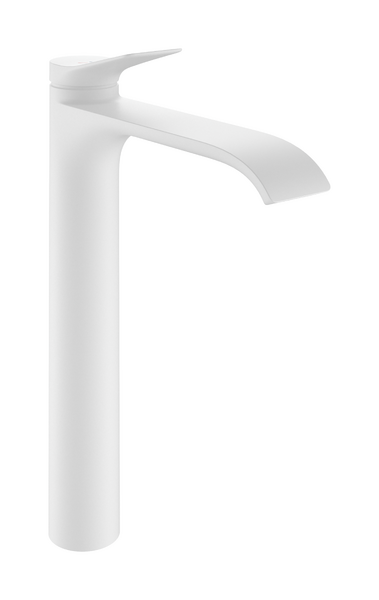 Single lever basin mixer 250 CoolStart for washbowls without waste set Matt White