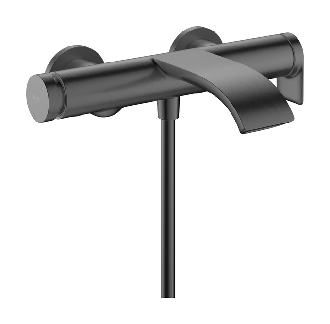 Single lever bath mixer for exposed installation
