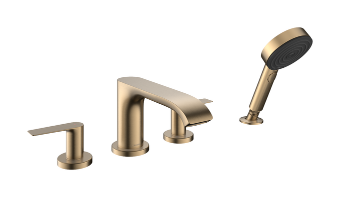 4-Hole Roman Tub Set Trim with 1.75 GPM Handshower