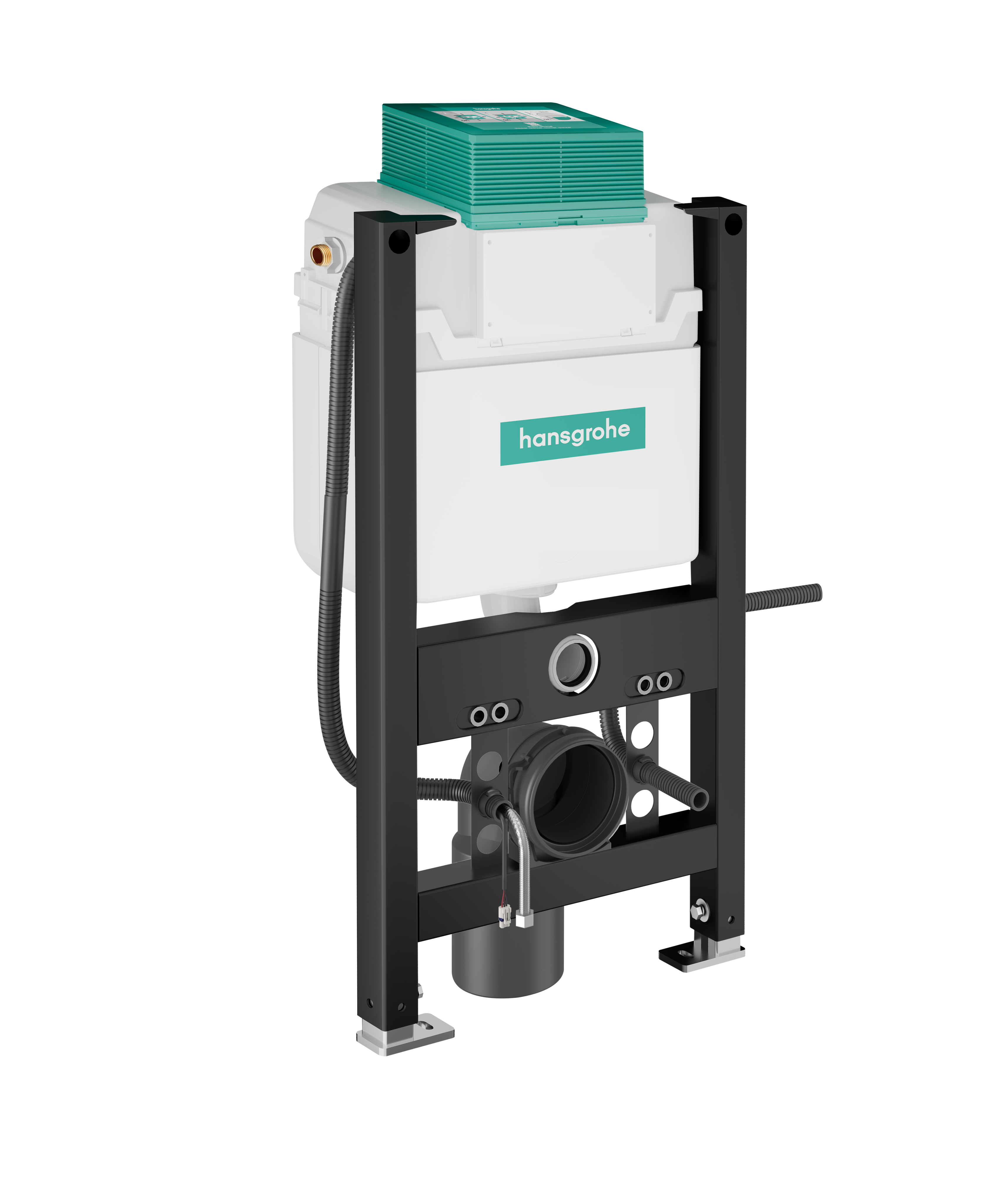 隐藏式水箱，手动冲水，配智能坐便器，820，HDPE