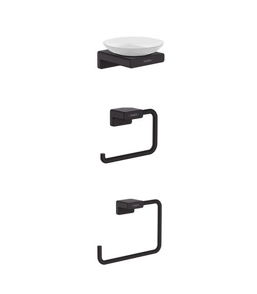 Addstoris Cloakroom with soap dish, towel ring, roll holder