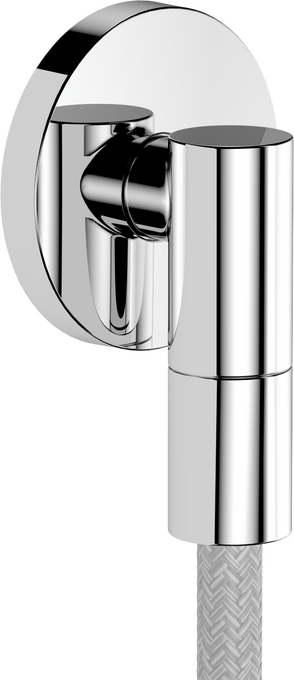 Wall outlet with non-return valve