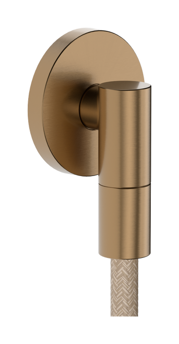 Wall outlet with non-return valve