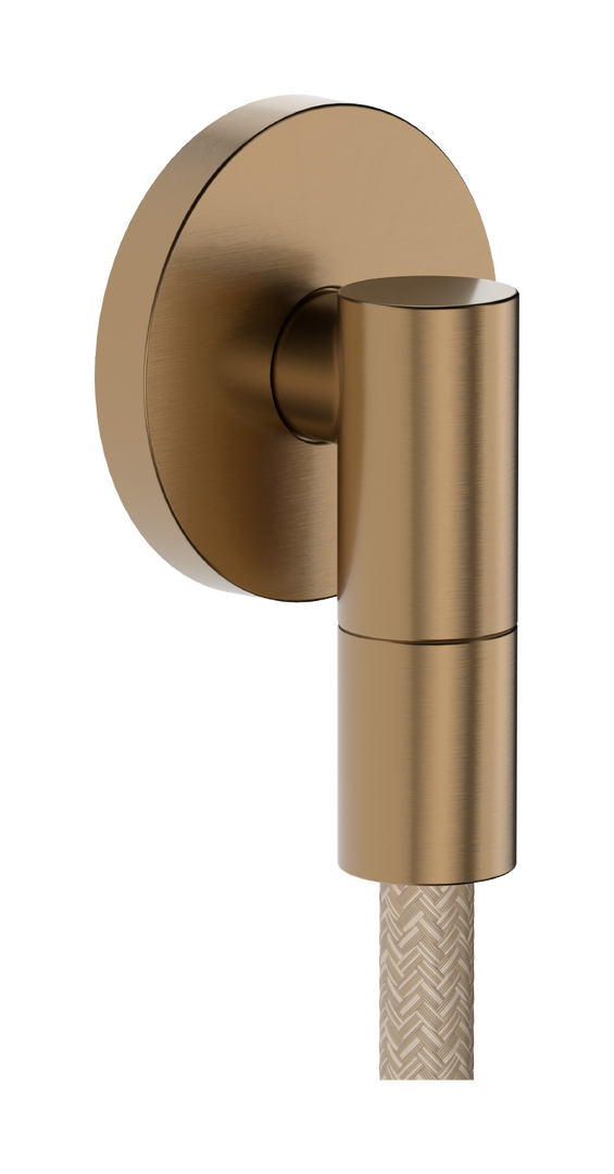 Wall outlet with non-return valve