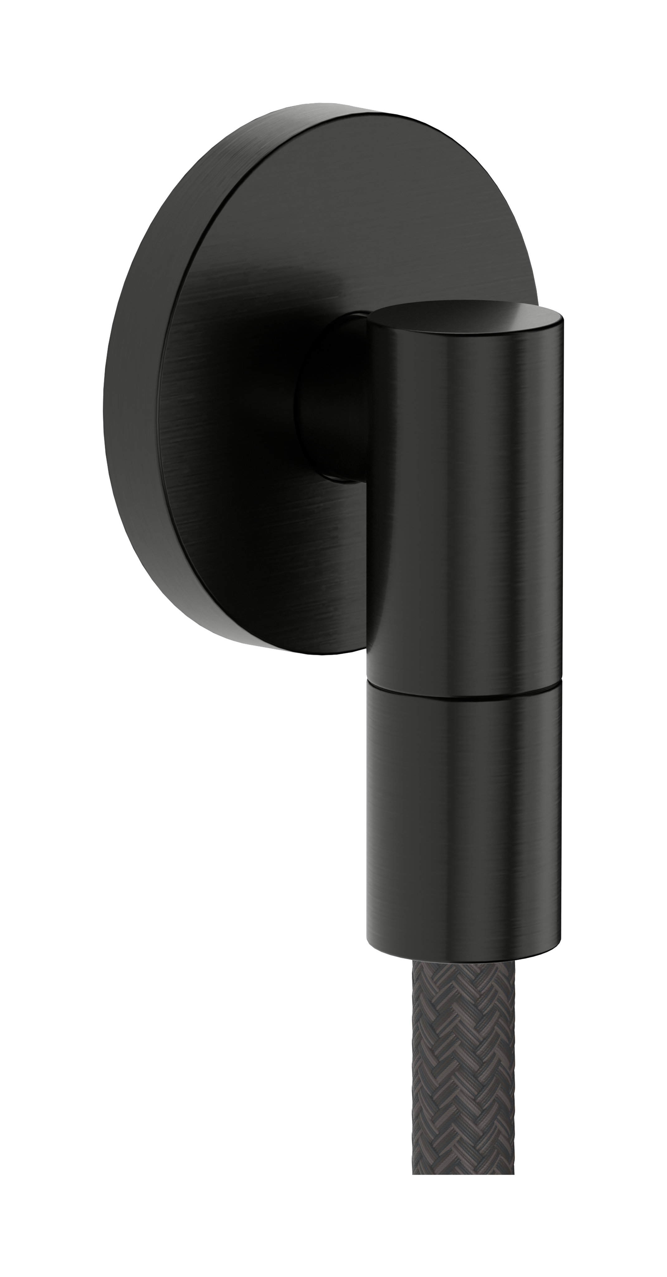 Wall outlet with non-return valve