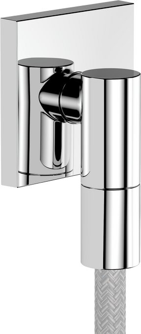 Wall outlet with non-return valve