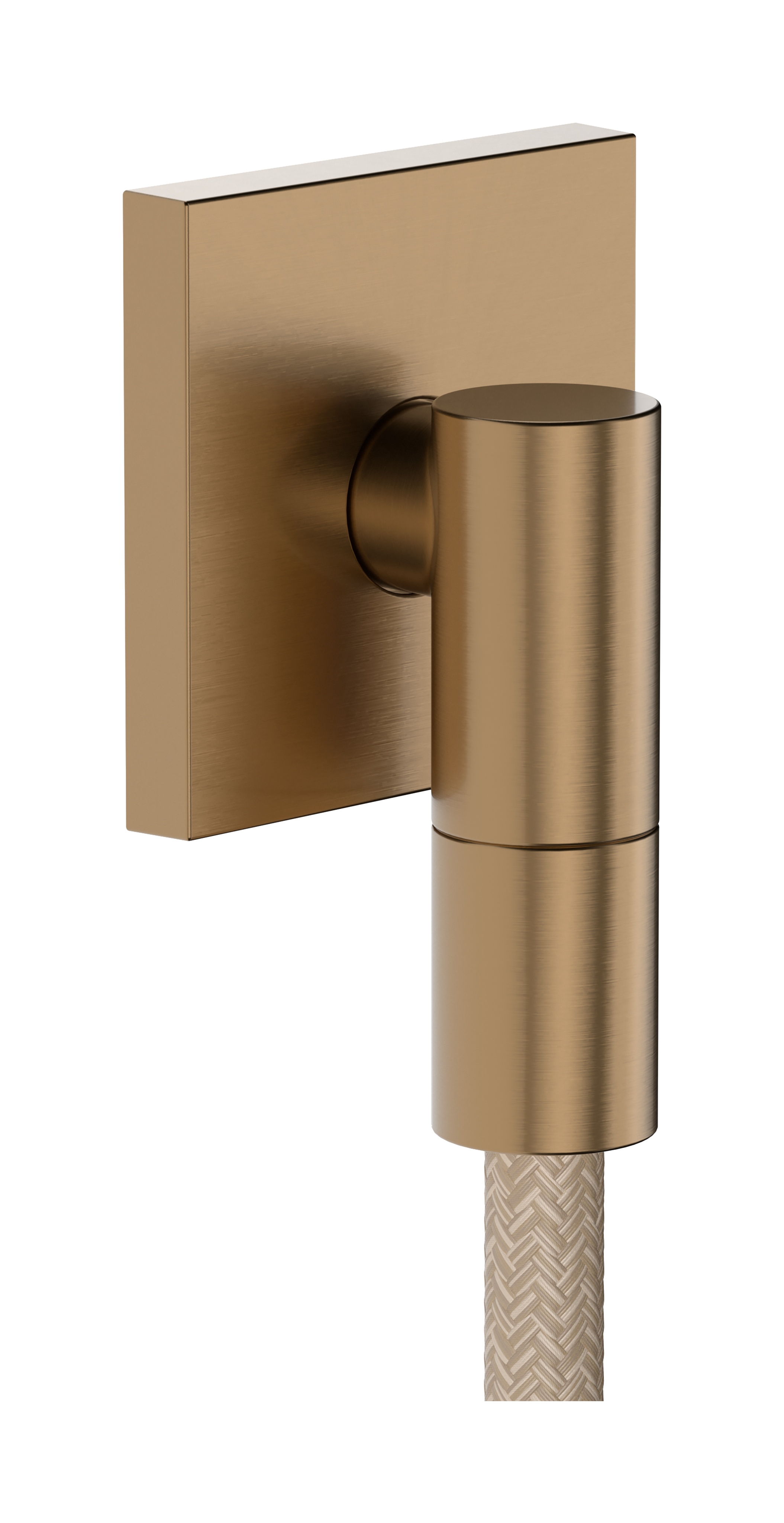 Wall outlet with non-return valve