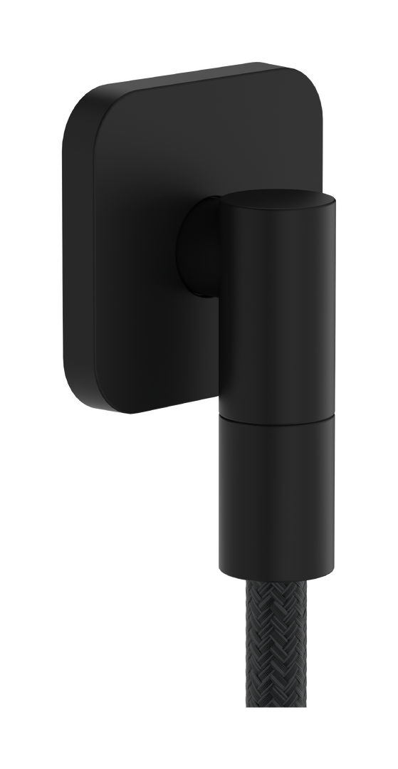 Wall outlet with non-return valve