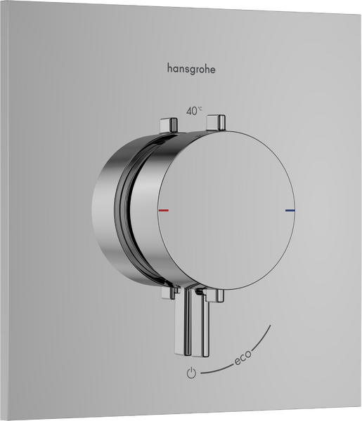 Set de finition pour mitigeur thermostatique encastré, 1 fonction