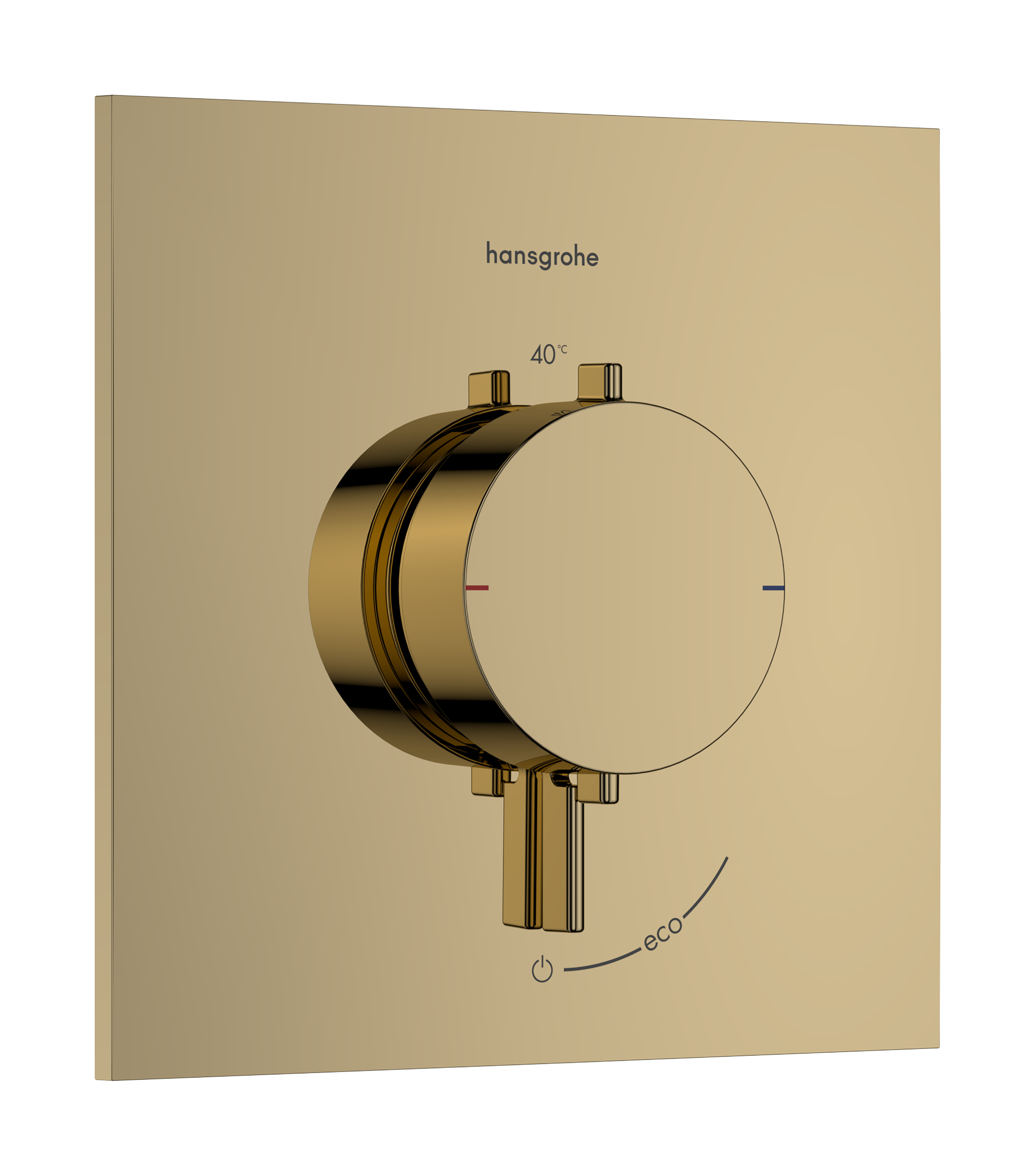 Thermostat for concealed installation for 1 function