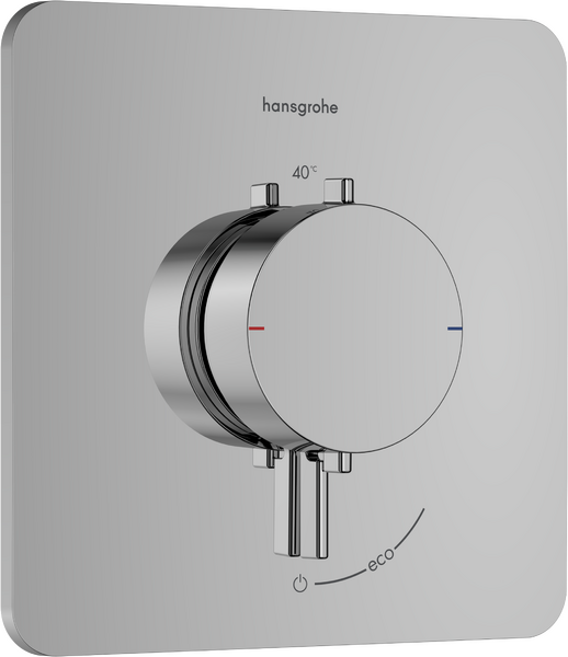 Set de finition pour mitigeur thermostatique encastré, 1 fonction