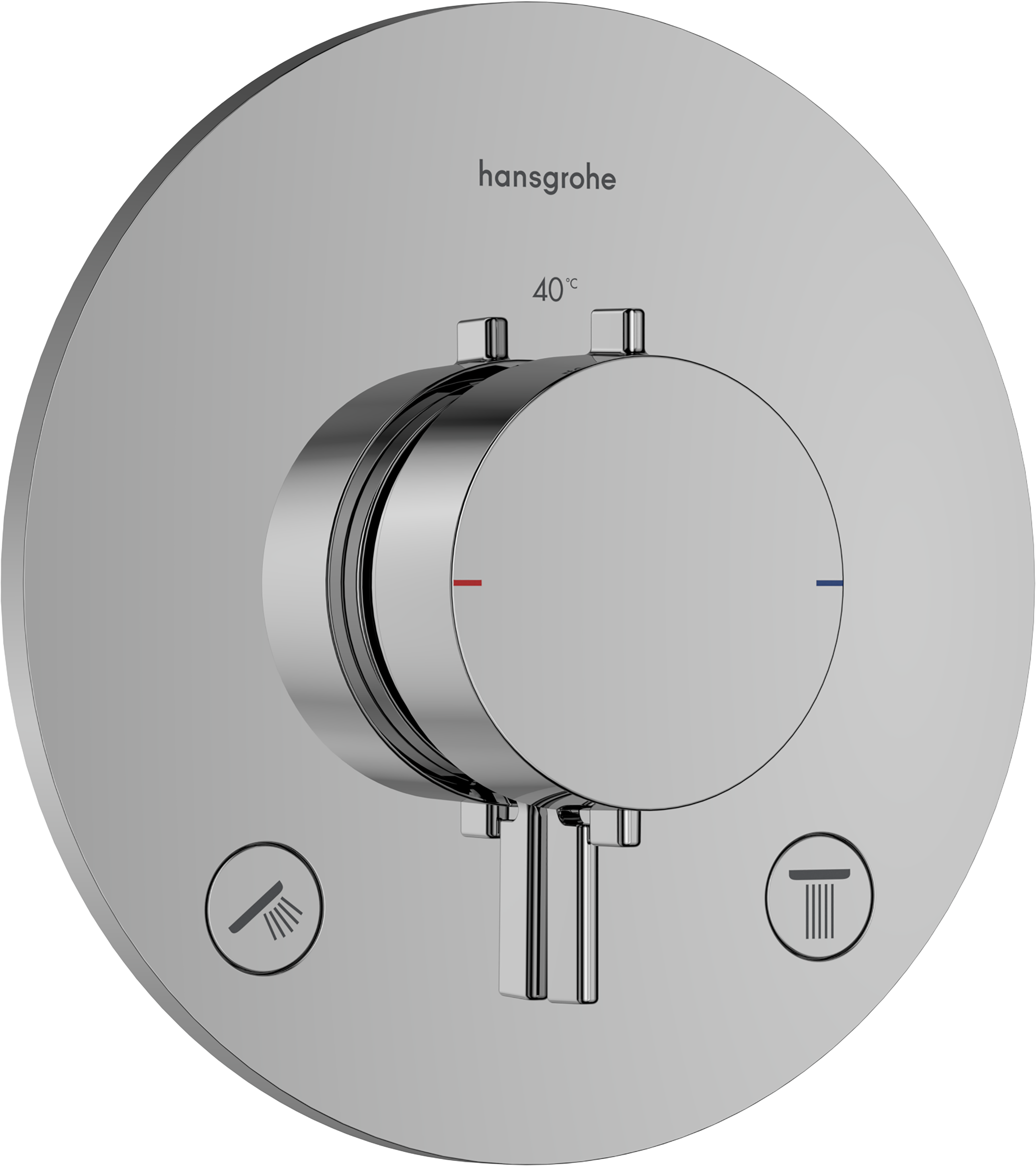 Thermostat Unterputz für 2 Verbraucher