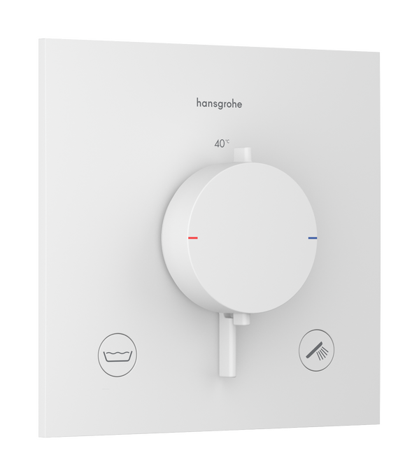 Thermostat Unterputz für 2 Verbraucher mit integrierter Sicherungskombination nach EN1717