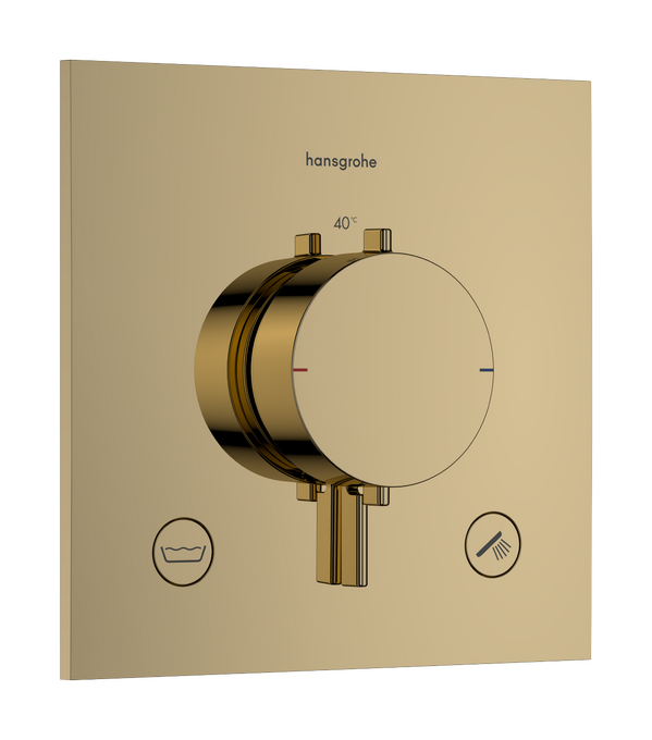 Thermostat Unterputz für 2 Verbraucher mit integrierter Sicherungskombination nach EN1717
