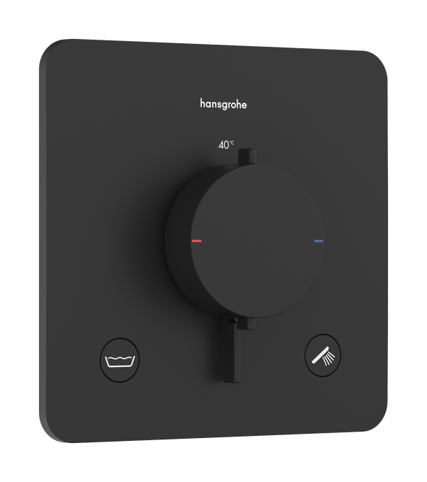 Thermostat Unterputz für 2 Verbraucher mit integrierter Sicherungskombination nach EN1717