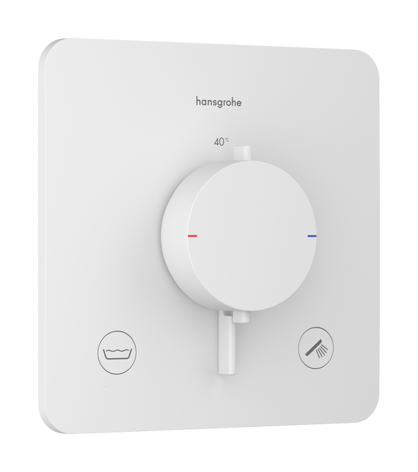 Thermostat Unterputz für 2 Verbraucher mit integrierter Sicherungskombination nach EN1717