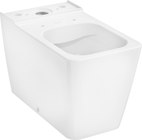 WC à poser monobloc 640 avec sortie horizontale/verticale, système de chasse AquaFall, SmartClean