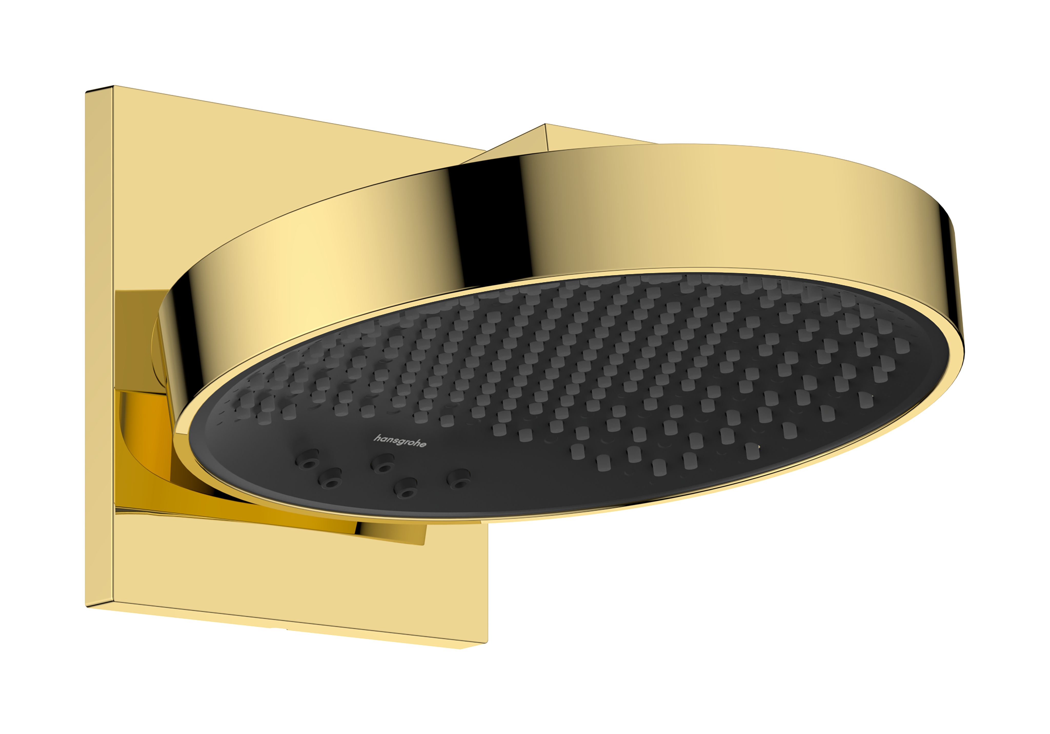 Overhead shower 250 3jet with wall connector