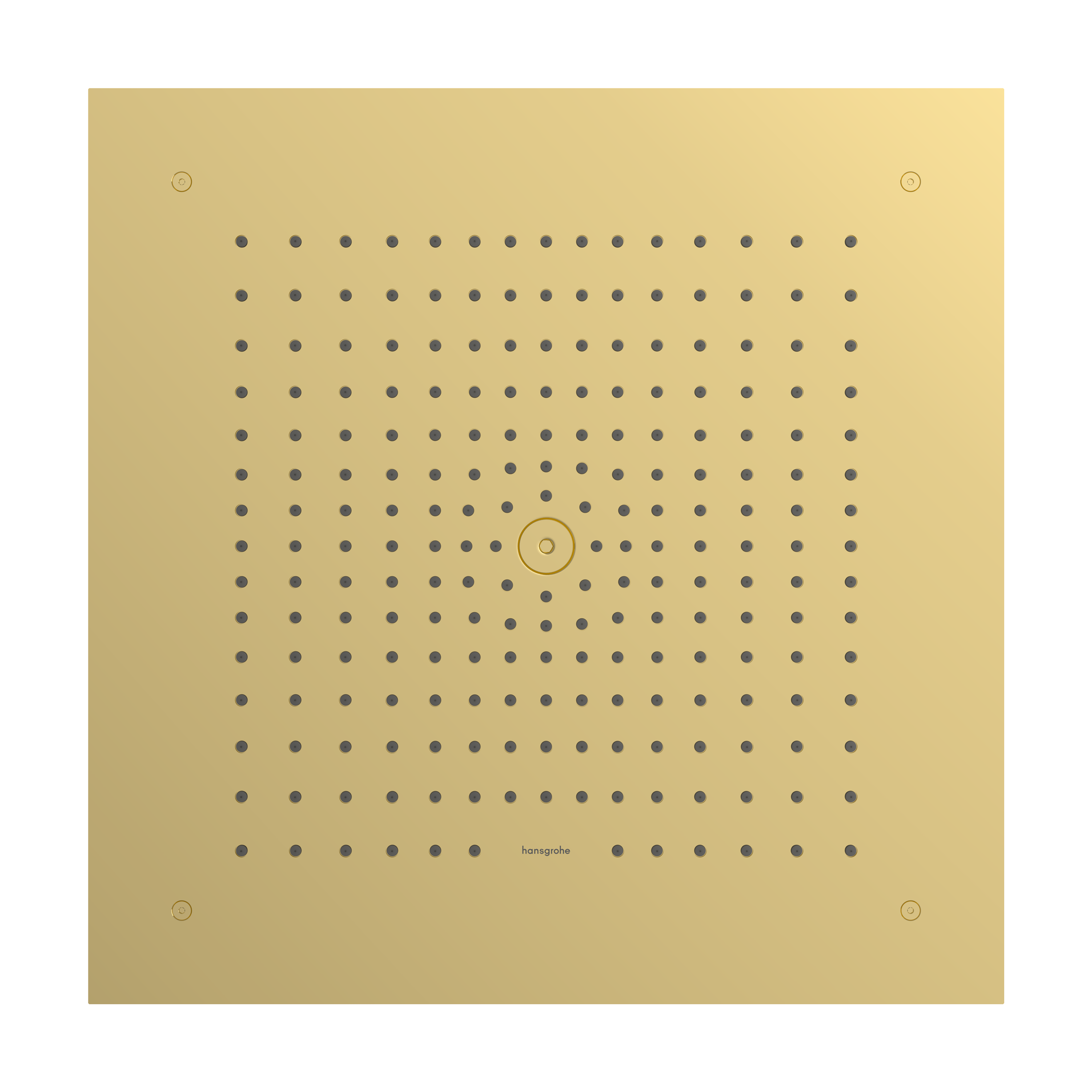 Soffione doccia 400/400 1jet a filo soffitto