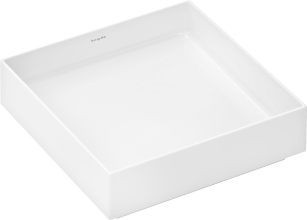 Aufsatzwaschtisch 400/400 ohne Hahnloch und Überlauf, SmartClean, HygieneEffect