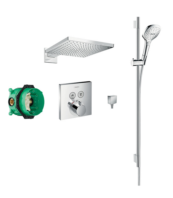 Raindance 300 overhead and 3jet hand shower