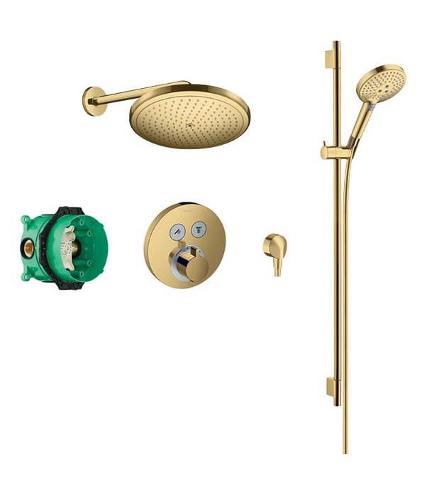 Croma Select 280 overhead and 3jet hand shower