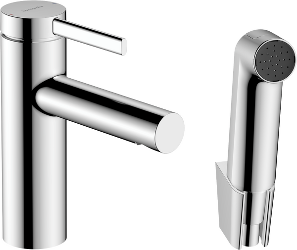 Jednouchwytowa bateria umywalkowa 100 z główką Bidette i wężem 160 cm, bez kompletu odpływowego