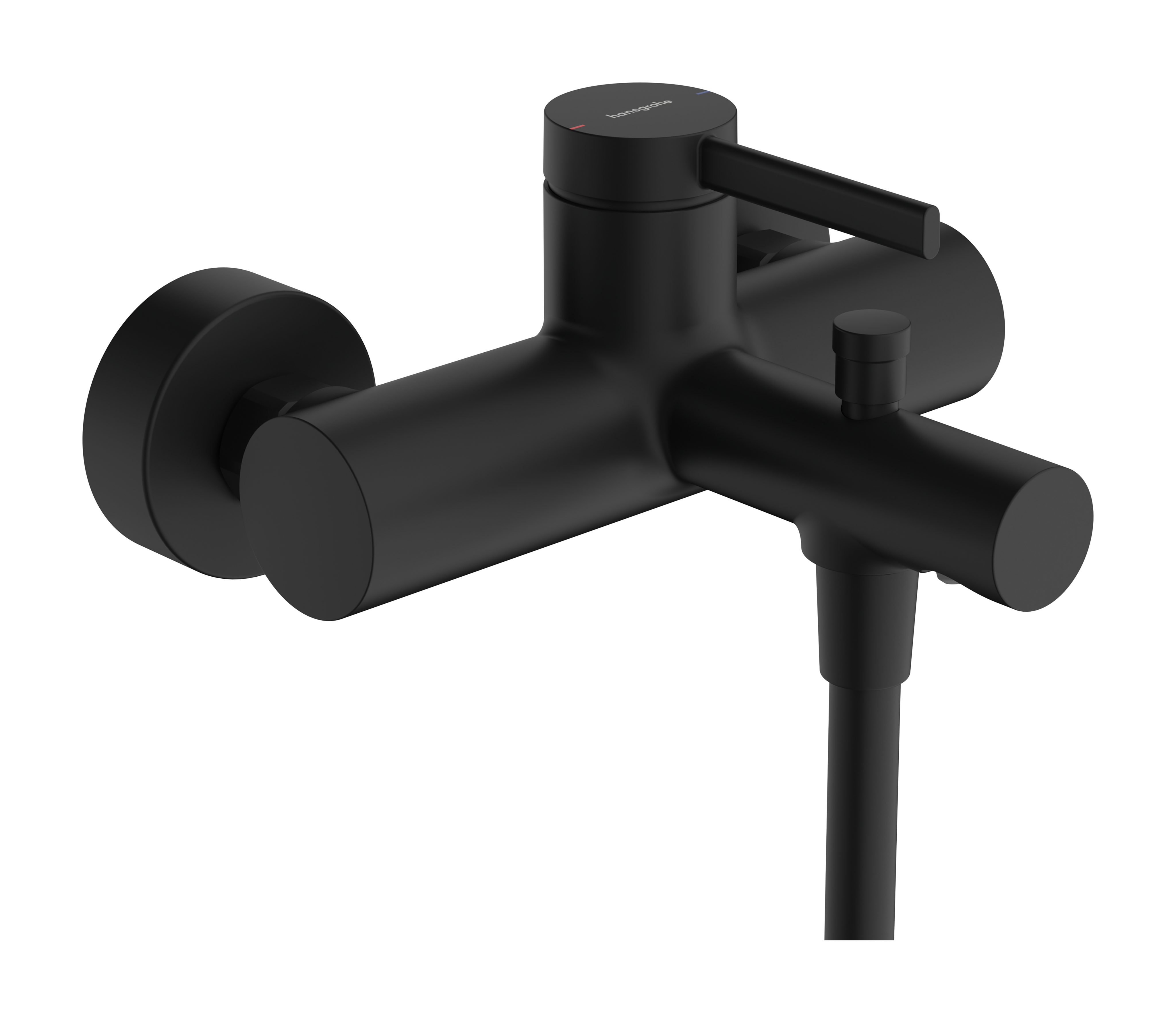 明装单把手浴缸龙头