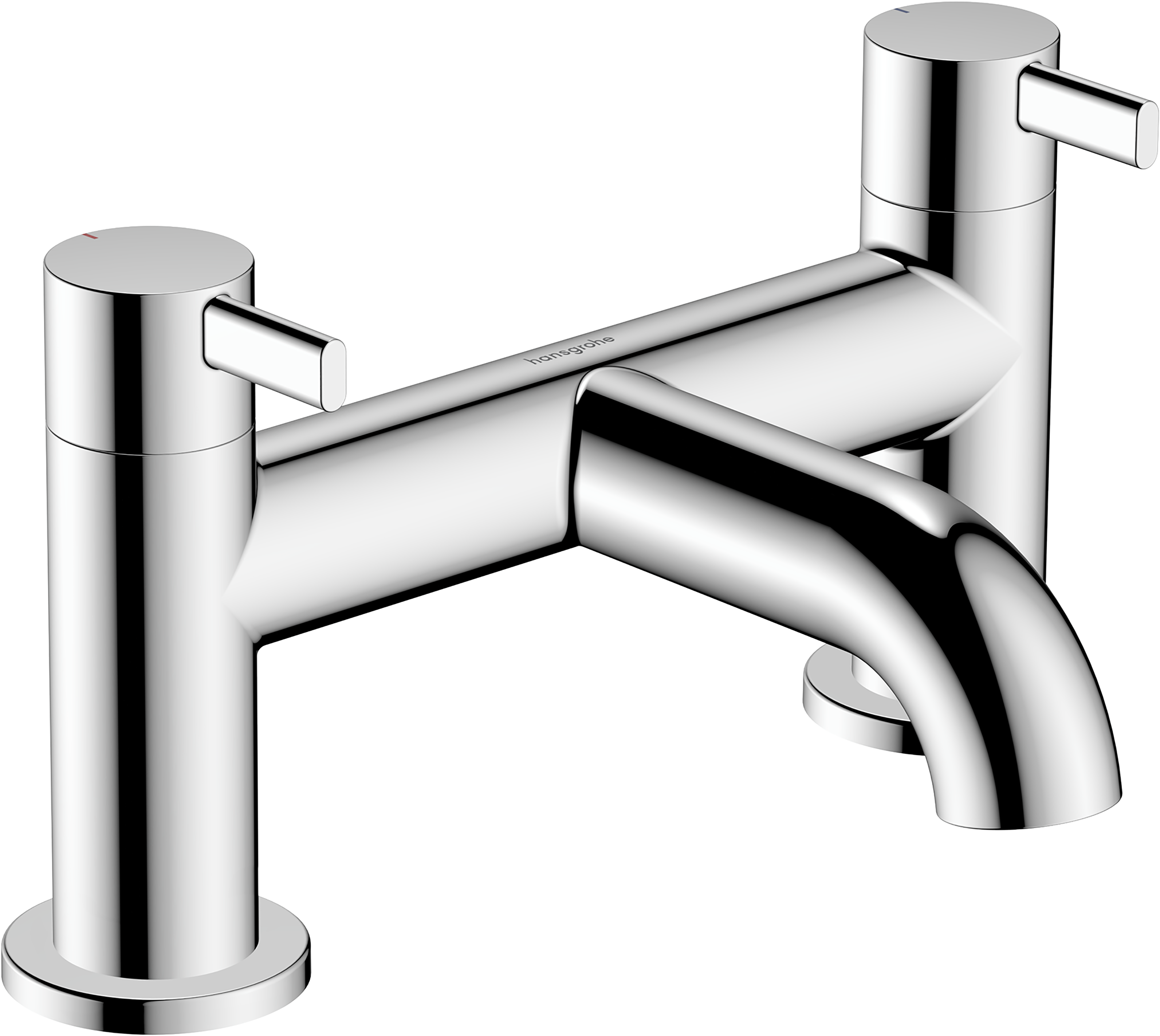2-hole rim mounted bath mixer