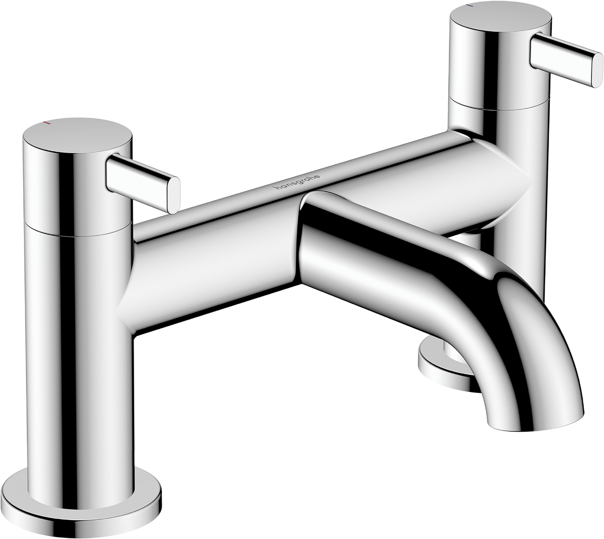 2-hole rim mounted bath mixer