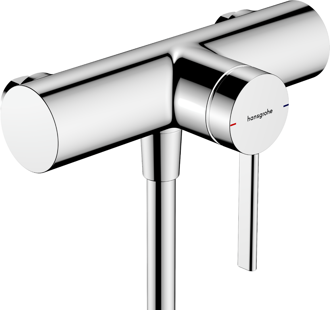 Egykaros zuhanycsaptelep falsíkon kívüli szereléshez