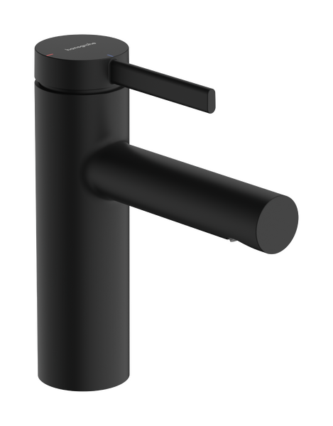 Eéngreepswastafelmengkraan 100 CoolStart met afvoergarnituur Matt Black