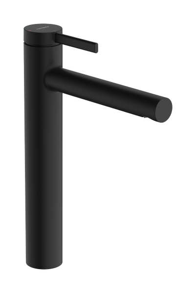 Single lever basin mixer 230 CoolStart for wash bowls without waste set Matt Black