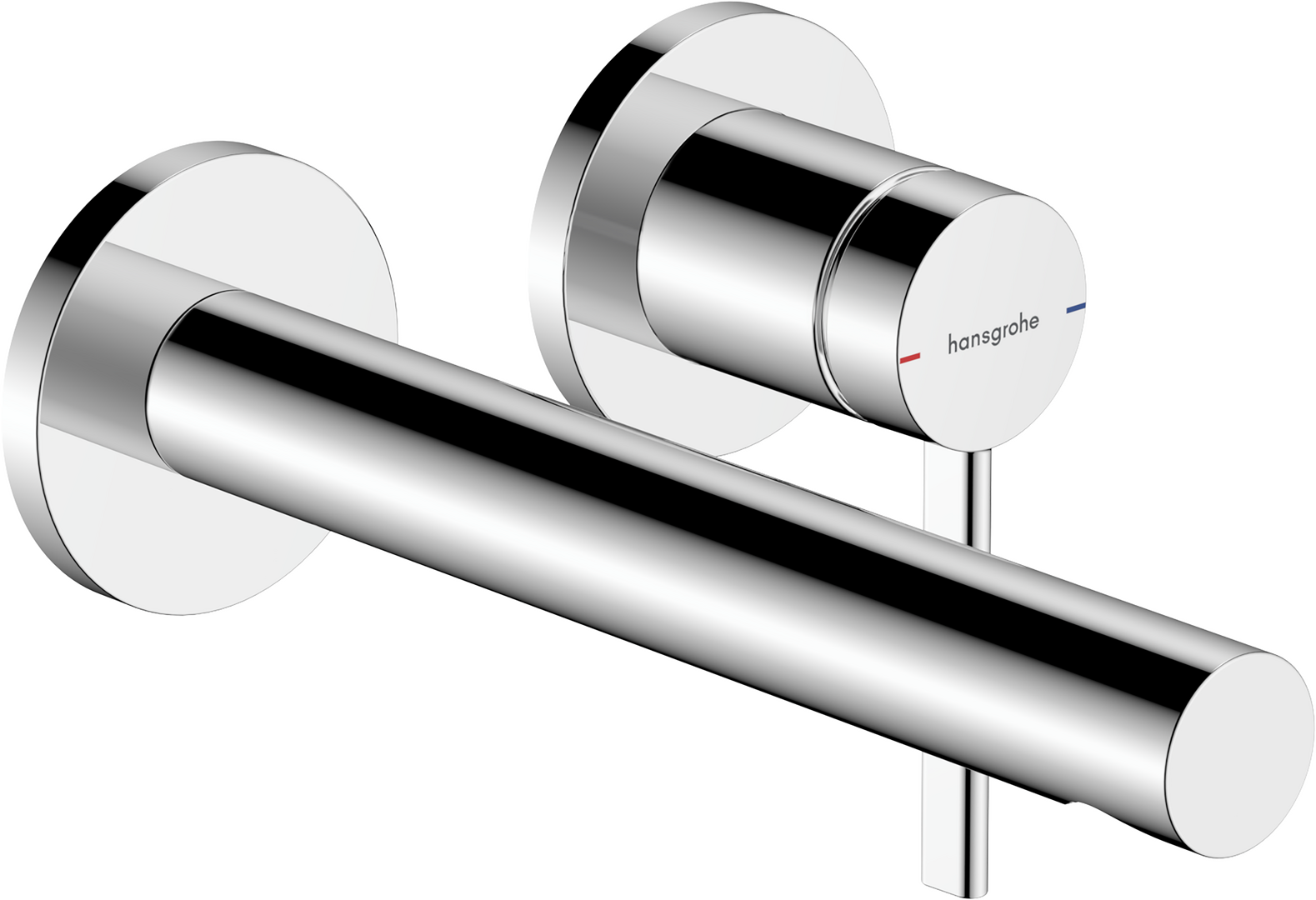 Mitigeur de lavabo encastré mural