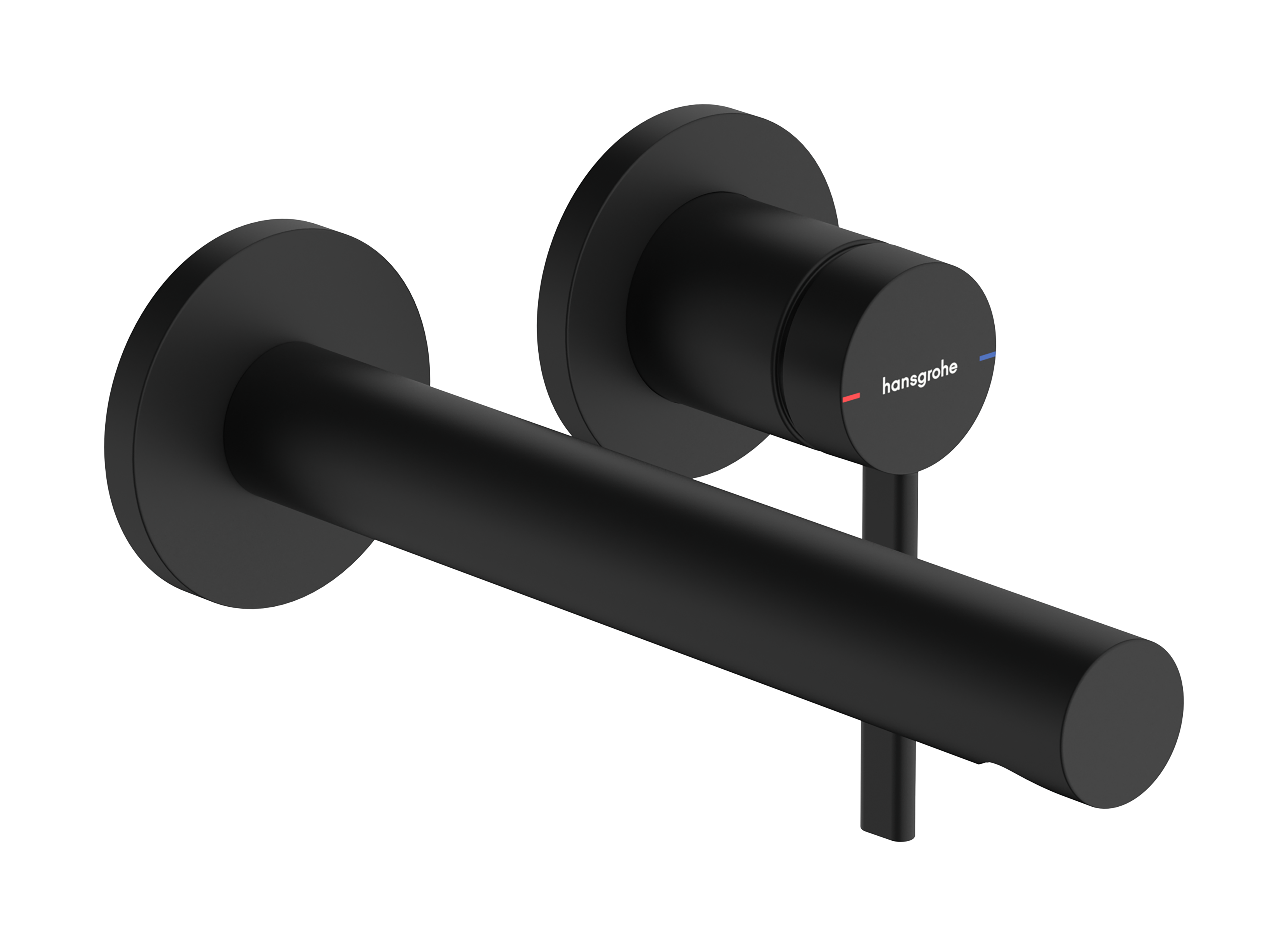 Single lever basin mixer for concealed installation wall-mounted with spout 19